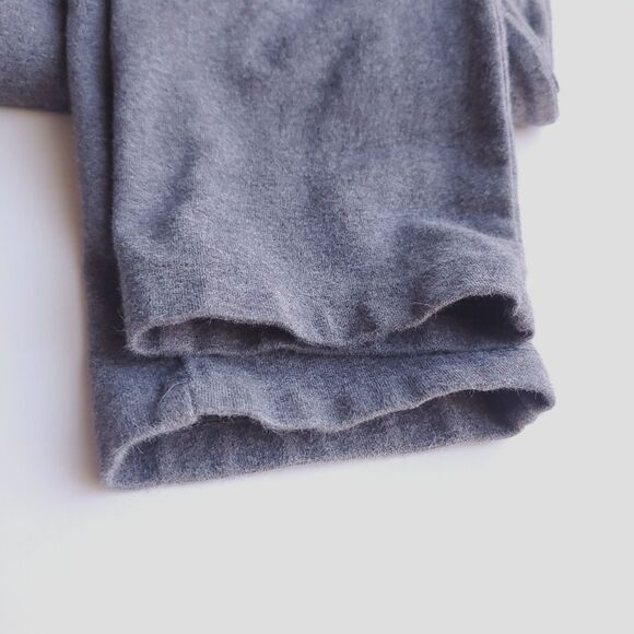 Lands End Starfish Mid Rise Knit Leggings XL 18 Gray 409530 Cotton Spandex - Picture 9 of 9